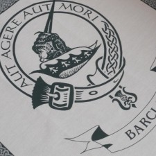 Barclay Clan Crest Tea Towel