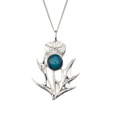 Heathergems Silver Thistle Pendant