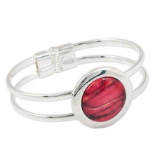 Heathergems Double Bar Round Bangle