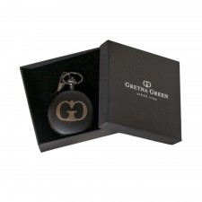 Gretna Green Kissing G's Matt Black Pocket watch