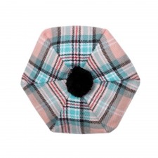 Diana Princess of Wales Memorial Rose Tartan Lambswool Tam Hat