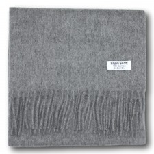 Lona Scott 100% Cashmere Scarf in Grey