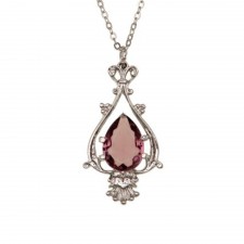 Art Pewter Teardrop Inspired Pendant