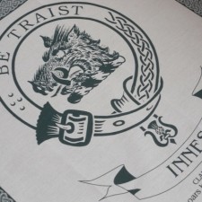 Innes Clan Crest Tea Towel