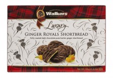 Walkers Luxury Ginger Royals Shortbread 150g