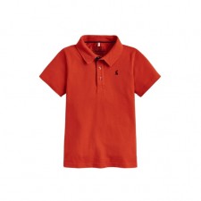 Joules Boys Tom Polo Shirt in Red UK 11-12