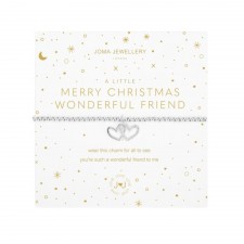 Joma Jewellery Christmas A Little 'Wonderful Friend' Bracelet