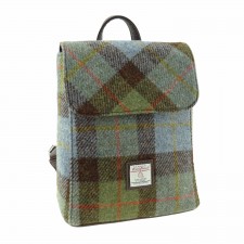 Harris Tweed 'Tummel' Mini Backpack Bag in MacLeod Tartan