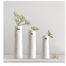 East of India 'Happy Ever After' Trio of Bud Vases