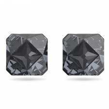 Swarovski Ortyx Pyramid Cut Grey Stud Earrings