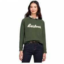 Barbour Ladies Otterburn Sweatshirt in Olive