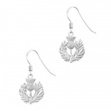 Hamilton & Young Scottish Thistle Drop Earrings