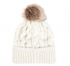 Barbour Ladies Penshaw Beanie in Cloud