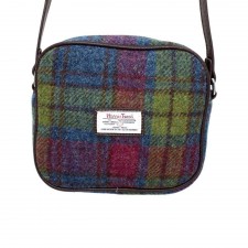 Harris Tweed 'Almond' Mini Bag in Multicolour Tartan