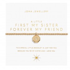 Joma Jewellery Gold A Little First My Sister Bracelet