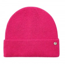 Joules Shinebright Ribbed Hat in Pink