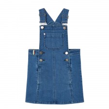 Joules Girls Phoebe Dungaree Denim Dress
