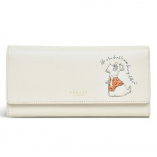 Radley Joy of Clothes Flapover Purse In Chalk