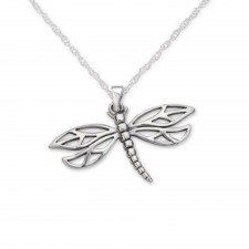 Hamilton & Young Outlander Inspired Dragonfly Silver Pendant