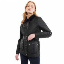 Barbour Ladies Pendula Wax Jacket in Black