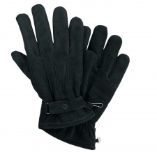 Barbour Leather Thinsulate Gloves in Black
