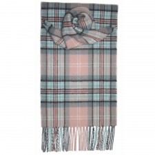 Diana Princess of Wales Memorial Rose Tartan Lambswool Scarf