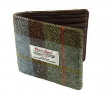 Harris Tweed Mull Tartan Wallet In MacLeod Tartan