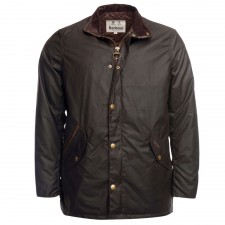 Barbour Men's Prestbury Wax Jacket in Olive