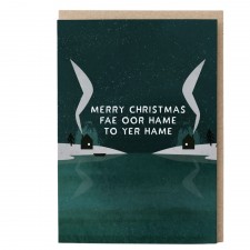 Hole in my Pocket Oor Hame Your Hame Christmas Card
