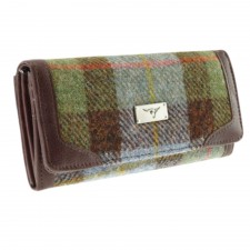 Harris Tweed 'Bute' Purse In MacLeod Tartan