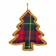 Tartan Tree Christmas Decoration