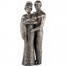 Love Life Your Christening Bronze Figurine