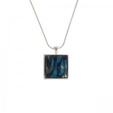 Heathergems Square Pendant Necklace