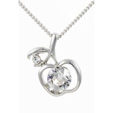 Lila Apple Crystal Pendant