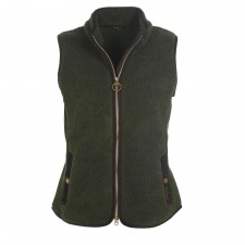 Barbour Ladies Burford Fleece Gilet in Olive