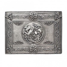St. Kilda Gents Kelpie Belt Buckle (Celtic Water Horse)