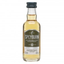 Speyburn Speyside 10 Year Old Single Malt Scotch Whisky 5cl