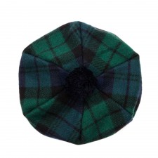 Lochcarron Black Watch Modern Tartan Brushed Wool Tam