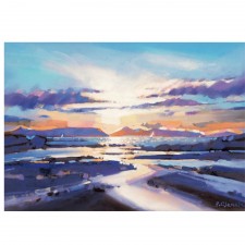 Large Coastal Sunset, Arisaig Tubed Print