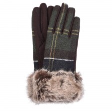 Barbour Ladies Ridley Tartan Gloves in Classic Tartan