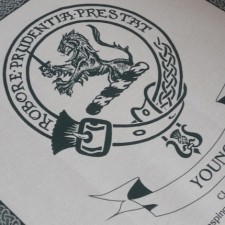 Young Clan Crest Tea Towel