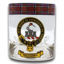 MacDonald Clan Ranald Whisky Glass