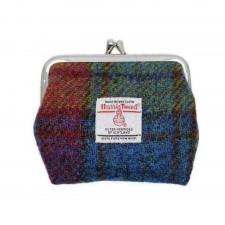 Harris Tweed 'Eigg' Small Clasp Purse in Multi Colour