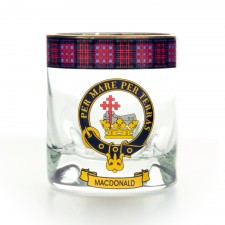 MacDonald Clan Whisky Glass