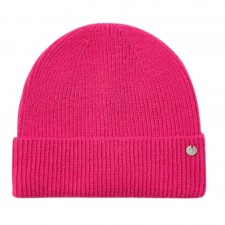 Joules Shinebright Ribbed Hat in Antique Gold