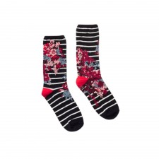 Joules Excellent Everyday Socks in French Navy Floral UK 4-8