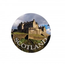 Edinburgh Castle Glass Magnet