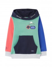 Joules Boys Lucas Hooded Multi-Coloured Sweatshirt UK 6 YRS