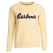 Barbour Ladies Otterburn Sweatshirt in Yellow Haze