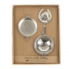 Orchid Designs Tea Strainer with Horse Handle